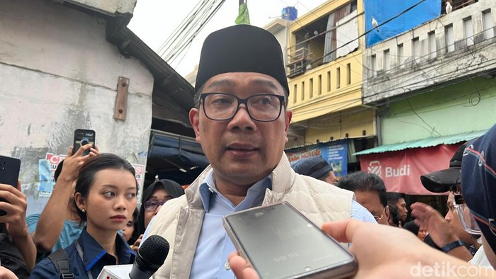 Calon gubernur Jakarta nomor urut 1 Ridwan Kamil (RK). (Rumondang/detikcom)