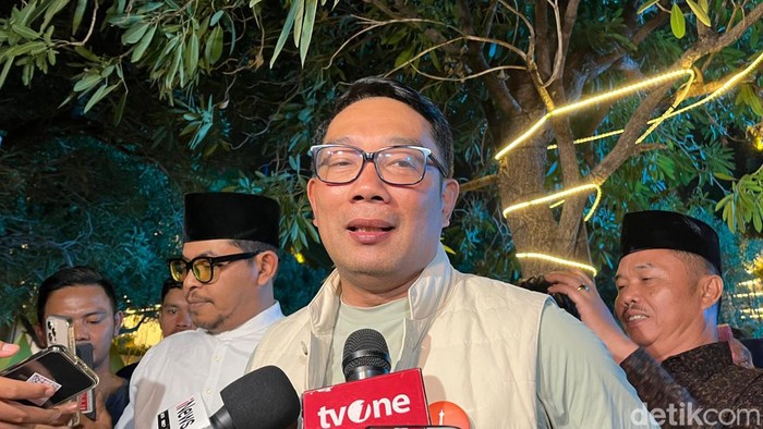 Calon gubernur Jakarta nomor urut 1 Ridwan Kamil. (Rumondang/detikcom)