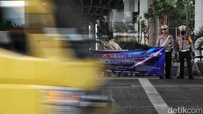 Operasi Zebra Jaya telah dimulai. Para pelanggar pun terjaring dalam operasi yang digelar di kawasan Ancol, Jakarta Utara, Selasa (15/10/2024).