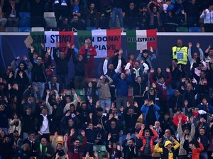 Seruan Free Palestine Warnai Laga Italia Vs Israel