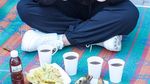 Kulineran Nafa Urbach, Makan Tempe Kemul hingga Cireng