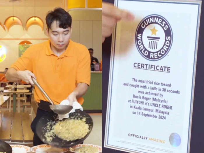 Uncle Roger raih rekor dunia masak nasi goreng dari Guinness World Records