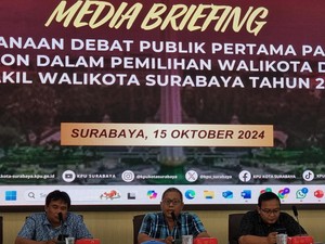Begini Aturan Debat Paslon Tunggal di Pilwali Surabaya