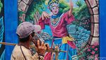 Mural Budaya Betawi Mejeng di Condet Jaktim