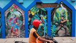 Mural Budaya Betawi Mejeng di Condet Jaktim