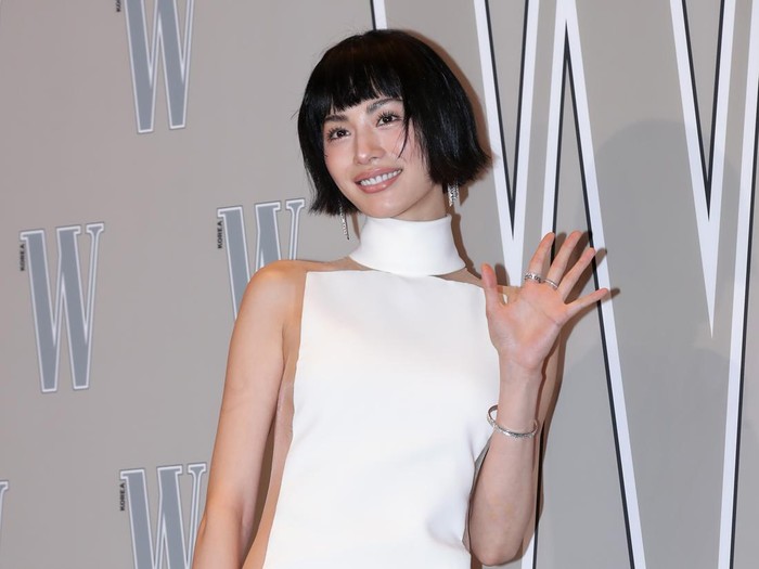 SEOUL, SOUTH KOREA - OCTOBER 14: Nana of South Korean girl group After School is seen at the 19th W Magazine Korea Breast Cancer Awareness Campaign 