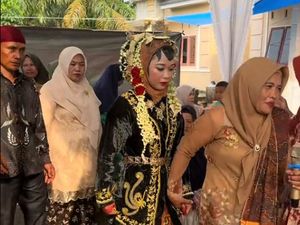 Viral Pengantin Pakai Jasa MUA dari Tukang Masak, Riasannya Jadi Begini