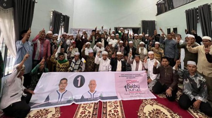 99 Pimpinan Ponpes se-Tababgsel menyatakan mendukung Bobby-Surya di Pilgub Sumut 2024