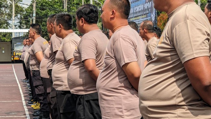 Polisi di Trenggalek ikuti program penurunan berat badan
