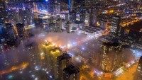 Pada 2023, Qingdao menempati posisi teratas 10 kota paling indah di China, berbagai aspek telah kota ini ungguli untuk berada di posisi teratas. Salah satu aspek penilaiannya adalah pelayanan, kualitas air dan udara hingga dukungan bagi sektor wirausaha. (Han Jiajun/VCG via Getty Images) 