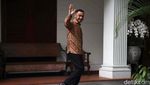 Senyum Giring-Taufik Hidayat-Babe Haikal Usai Bertemu Prabowo