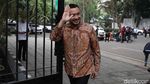 Senyum Giring-Taufik Hidayat-Babe Haikal Usai Bertemu Prabowo