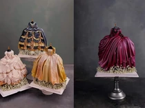 Super Detail! Baker Ini Bikin Cake Desain Gaun Bangsawan
