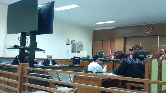 Terdakwa korupsi proyek fiktif di BBWS Bandung (Foto: Bahtiar/Detikcom)