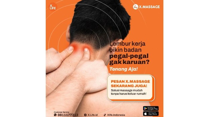 XLIFE Hadirkan Jasa Terapis Pijat Profesional ke Tempat Anda