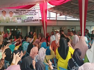 Fokus Menangkan RD-PS, Warga di Sematang Borang Sosialisasikan Visi Misi