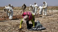 Florencio Aguilar, seorang pemimpin lokal masyarakat adat Uru mengatakan, danau tersebut dulunya ada perburuan dan pemancingan, tetapi sekarang yang terlihat adalah danau sampah, danau botol plastik.