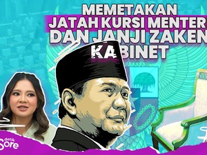 Memetakan Jatah Kursi Menteri dan Janji Zaken Kabinet