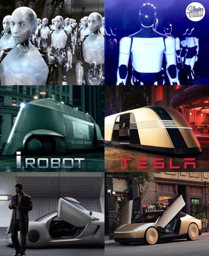 I, Robot dan Tesla