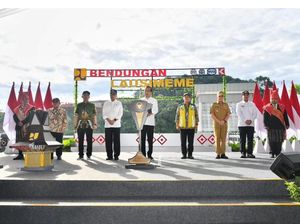 Resmikan Bendungan Lau Simeme, Jokowi: Bisa Kurangi Banjir Medan-Deli Serdang