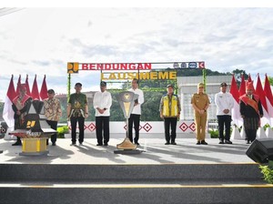 Resmikan Bendungan Lau Simeme, Jokowi: Bisa Kurangi Banjir Medan-Deli Serdang