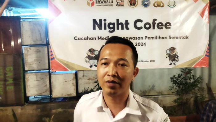 Koordinator Divisi Penanganan Pelanggaran Data dan Informasi Bawaslu Pandeglang, Didin Tahajudin. Dok Aris Rivaldo/detikcom