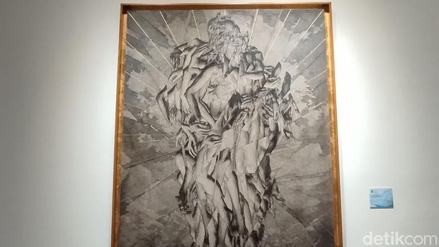 Lukisan Muhammad Yakin menang kompetisi seni lukis UOB 2024