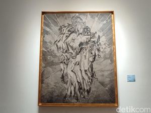 Di Balik Filosofi Abu-abu di Lukisan Muhammad Yakin