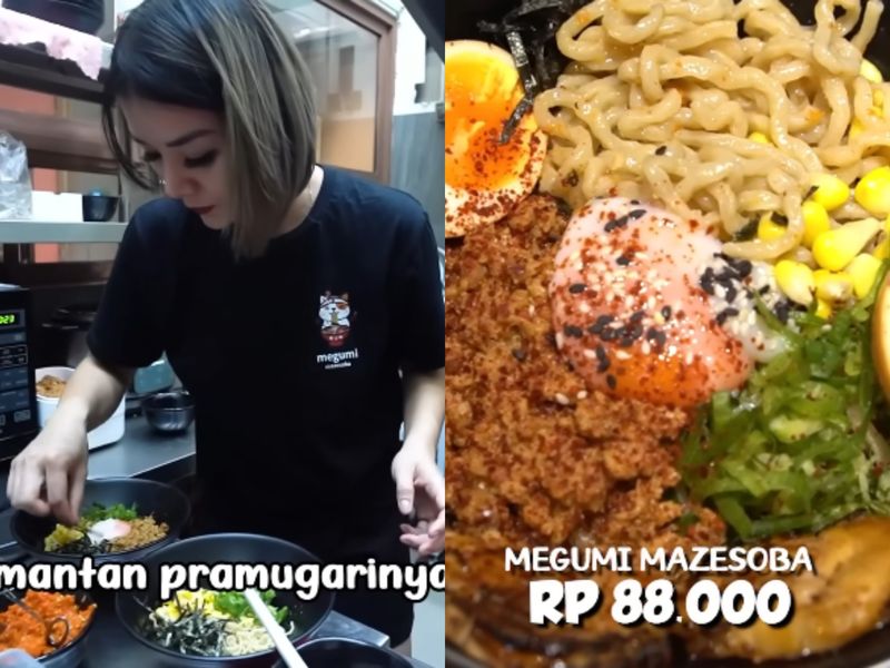 mantan pramugari jualan ramen