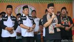 Momen Silaturahmi Pramono-Rano Karno ke Markas Forkabi