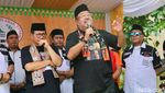 Momen Silaturahmi Pramono-Rano Karno ke Markas Forkabi