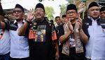 Momen Silaturahmi Pramono-Rano Karno ke Markas Forkabi