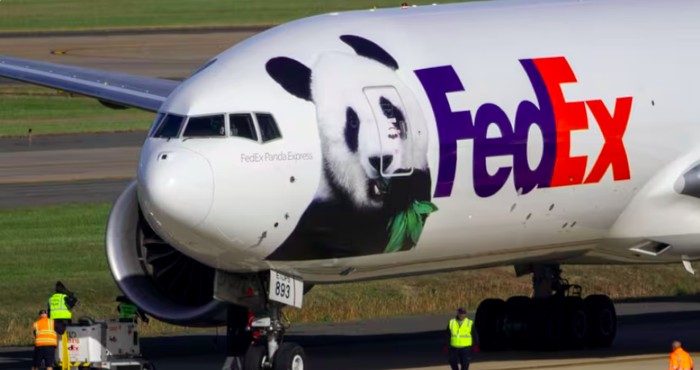 Panda Express, FedEx bawa 2 panda ke AS