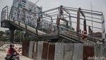 Pembangunan JPO Jatibaru DJKA Tanah Abang Terus Dikebut