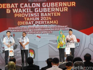 Quick Count Charta Politika 98%: Andra Soni Ungguli Airin di Banten