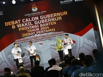 Potret Debat Perdana Pilgub Banten 2024