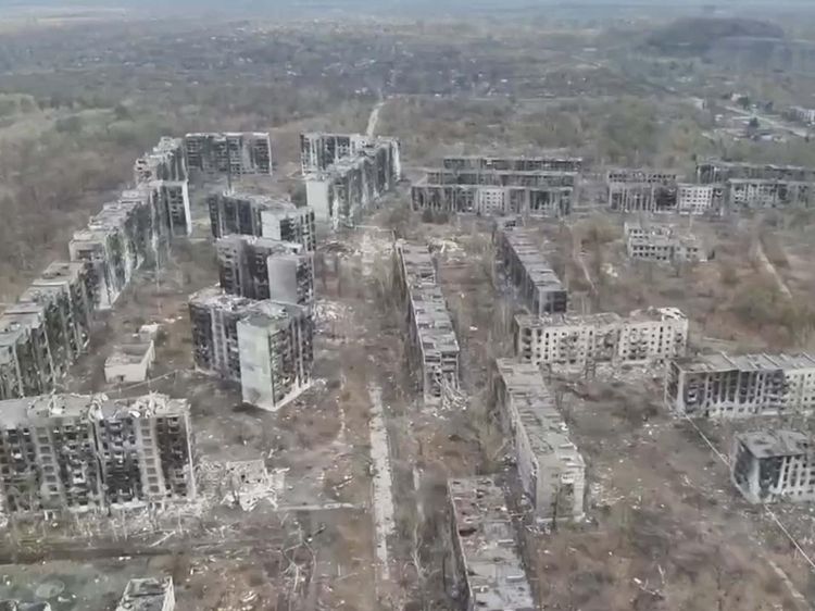 Potret Kota Toretsk Ukraina Jadi Kota Mati