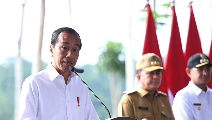 Presiden Jokowi di Deli Serdang, Sumatera Utara.
