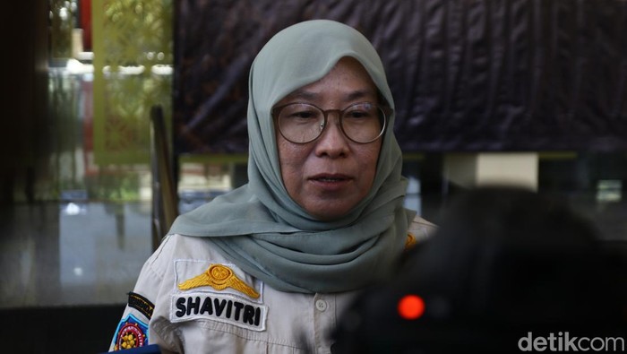 Kepala Satpol PP Kabupaten Sleman Shavitri Nurmala Dewi.