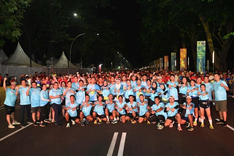 Segarnya Kualitas Le Minerale Bantu Pelari Indorunners Finish Full Maraton