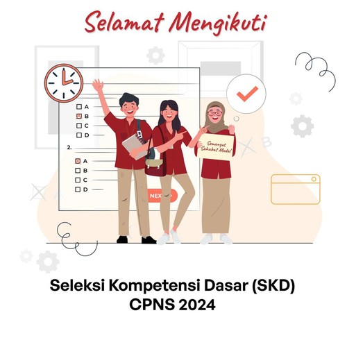 Seleksi Kompetensi Dasar (SKD) Calon Pegawai Negeri Sipil (CPNS) resmi dimulai hari ini untuk para pelamar yang telah lulus seleksi administrasi.