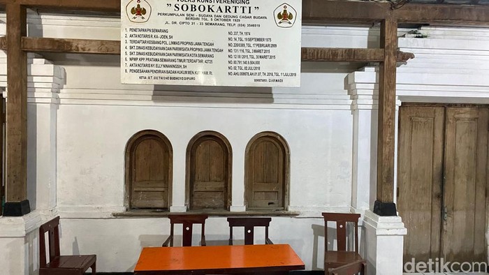 Gedung Cagar Budaya Sobokartti di Jalan Dr Cipto, Kelurahan Kebonagung, Kecamatan Semarang Timur, Kota Semarang, Selasa (15/10/2024).