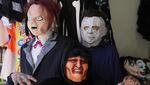 Topeng Halloween Mulai Marak Dijual di Bolivia