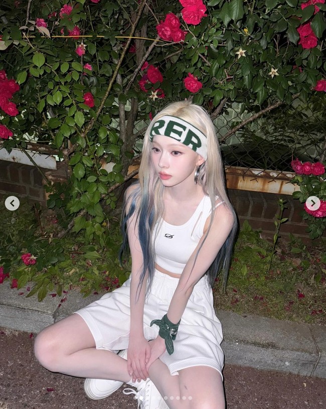 Winter aespa mengaku tidak berolahraga untuk diet, melainkan untuk menjaga kesehatannya. Dia diketahui memiliki tinggi badan 163 cm dengan bobot 42 kilogram. Foto: dok. Instagram @imwinter