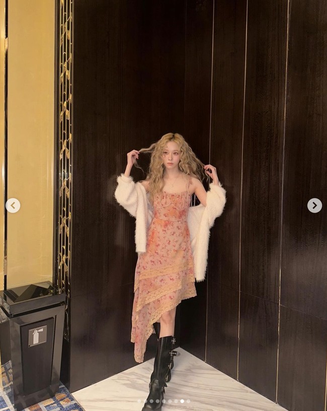 Winter memang makan banyak, namun olahraga yang dilakukannya tak kalah intens. Selain latihan koreografi, pelantun Armageddon itu rutin ngegym dan pilates. Foto: dok. Instagram @imwinter