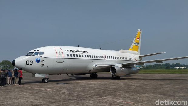 Apel Kesiapan Pengamanan Pelantikan Presiden dan Wakil Presiden RI di Lanud Halim Perdanakusuma, Jakarta Timur, Kamis (17/10/2024). Pesawat tempur F-16 hingga Super Hercules disiapkan dalam rangka pengamanan kegiatan pelantikan (Faw/di/detikcom)