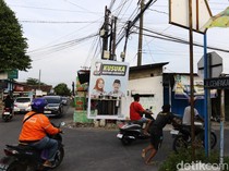 Bawaslu Sleman Setop Laporan Kasus Perusakan APK Kustini-Sukamto