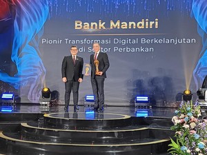 Jadi Pionir Transformasi Digital Berkelanjutan, Bank Mandiri Raih detikcom Awards