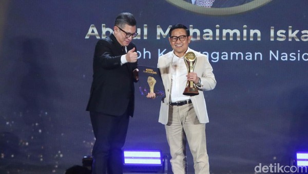 Cak Imin Raih Tokoh Keberagaman Nasional detikcom Awards