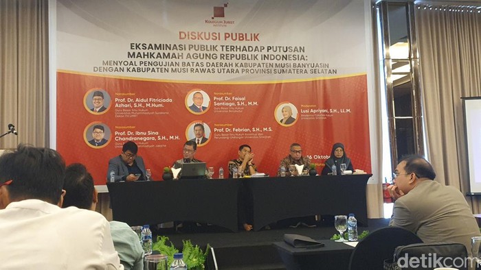 Diskusi publik membahas persoalan batas wilayah Muba-Muratara.